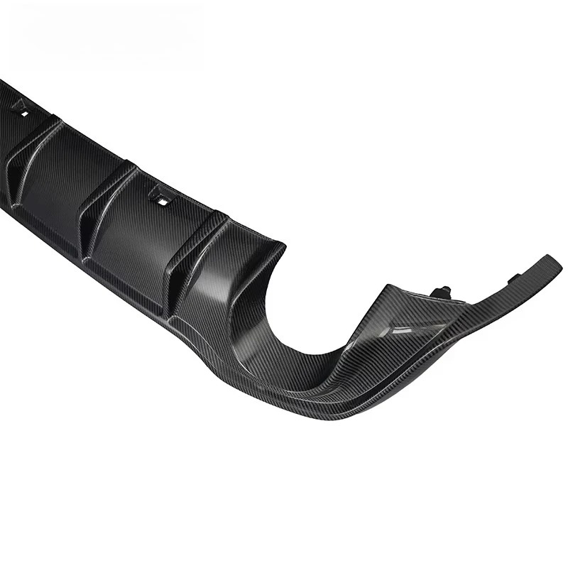Rear Bumper Diffuser for VW Golf 8 Golf 8.5 Gti R Line Gte CS Style Carbon Fiber Rear Lip